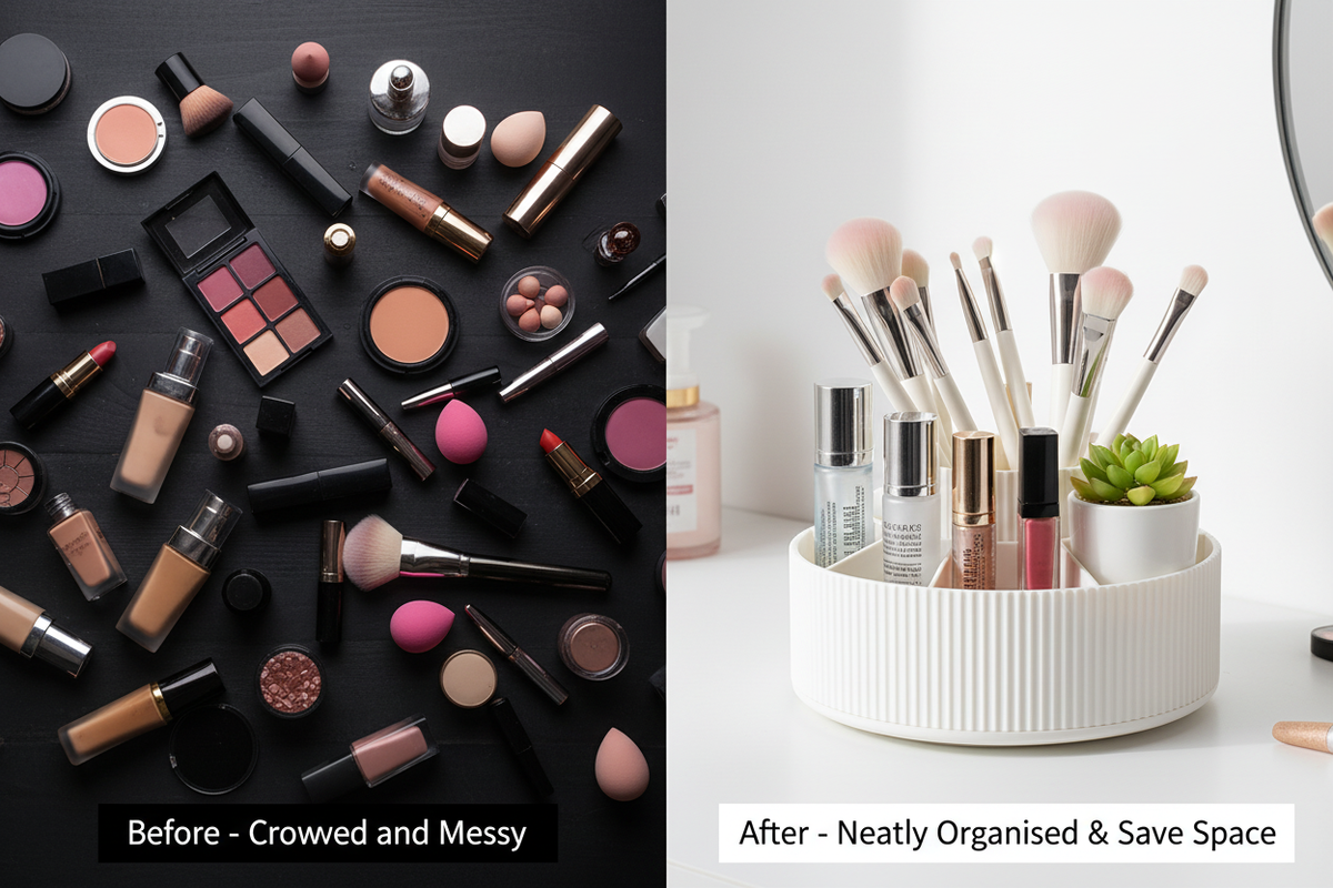 360 Rotating Organizer - Before & After