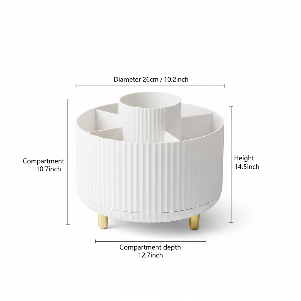 360 Rotating Organizer - Dimensions
