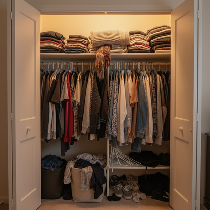 Before - Everyday Messy Closet