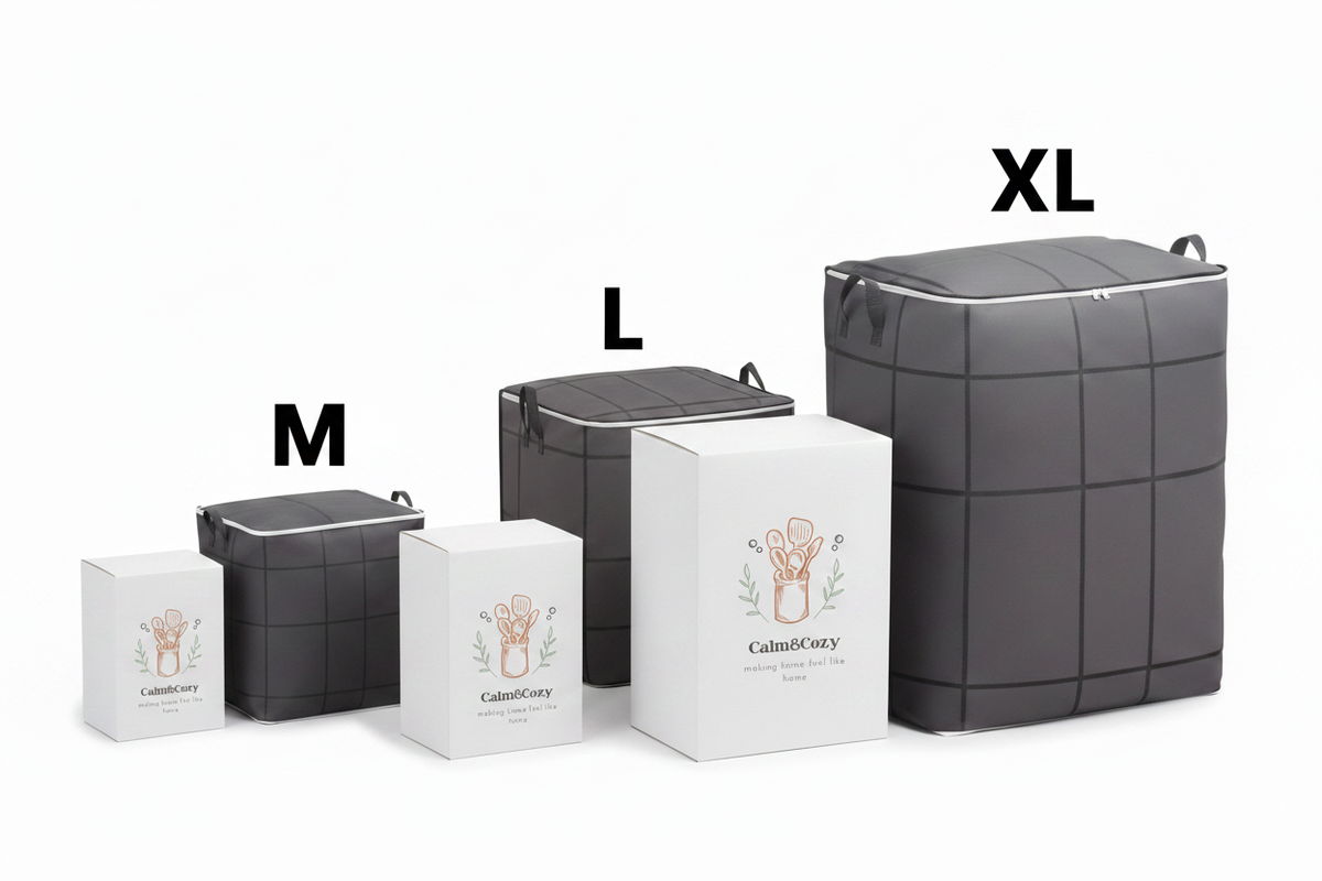 Calm&Cozy Storage Baskets - M, L & XL Fixed