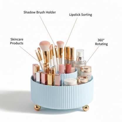 Rotating Organizer - Light Blue