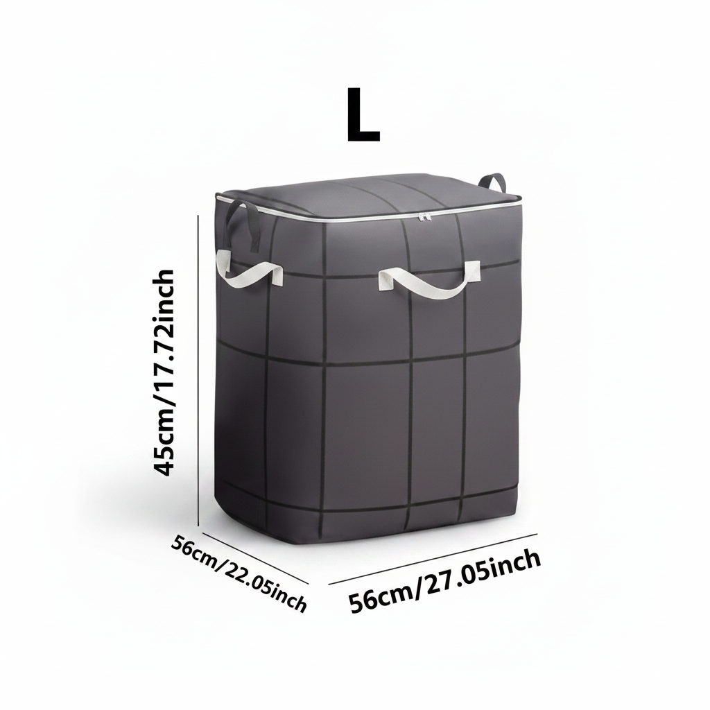 "Calm&Cozy™ FoldAway Closet Storage Basket